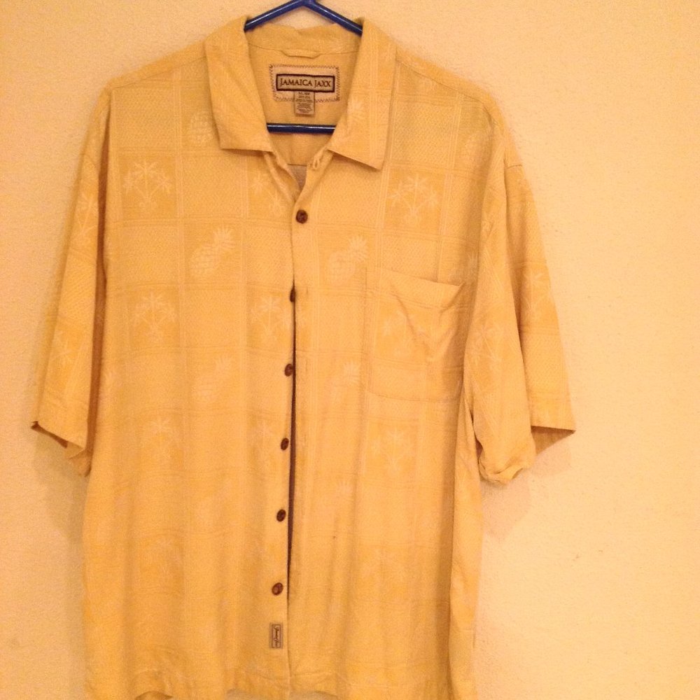 Jamaica Jaxx 100% Silk Men's Shirt